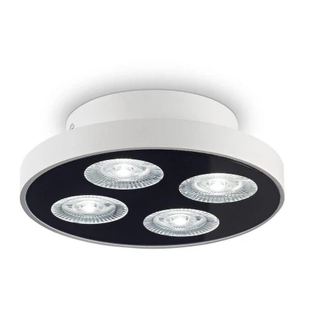 Точечный светильник Ideal Lux GARAGE PL4 ROUND BIANCO