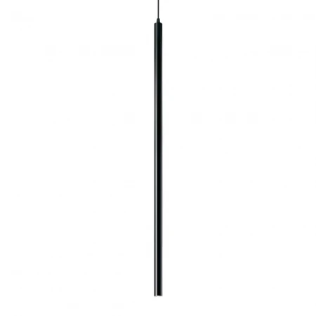Подвесной светодиодный светильник Ideal Lux Ultrathin D100 Round Nero