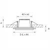 Встраиваемый светодиодный светильник Lightstar Acri 212040