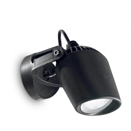 Уличный настенный светильник Ideal Lux Minitommy AP Nero 3000K